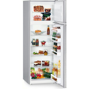 Liebherr Ψυγείο Δίπορτο 271lt Υ157.1xΠ55xΒ63εκ. Inox CTele 2931